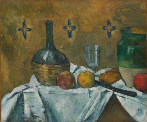 Cézanne Natura morta fiasco, bicchiere e brocca © Solomon R. Guggenheim Foundation, New York