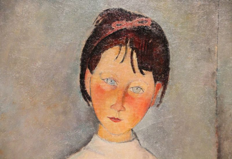 Amedeo Modigliani, Fillette en bleu, 1918, Collezione Jonas Netter