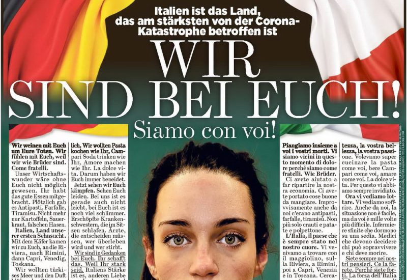 La pagina della Bild Zeitung © Bild Zeitung