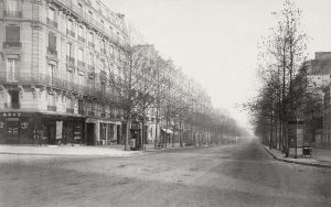 Il Boulevard Haussmann ritratto da Charles_Marville, 1853–70 circa