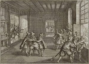 La terza defenestrazione di Praga di Matthäus Merian il vecchio